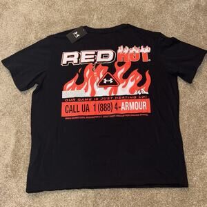 Under Armour UA Heavyweight Fire Short Sleeve XL Men's T-Shirt 1385984 001 NWT